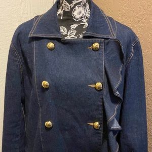NWOT DG2 by Diane Gilman denim jacket